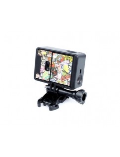 GoPro Border Standard Frame Mount for Hero 3 / 3+ / 4 Camera - Black