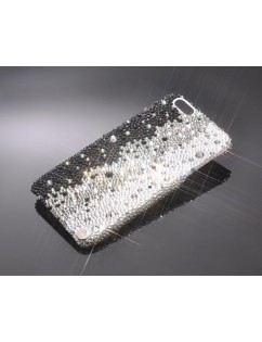 Gradation Bling Swarovski Crystal Unusual iPhone Xs Max Cases - Graphite Black