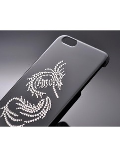 Silver Dragon Bling Swarovski Crystal Phone Cases