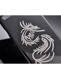 Silver Dragon Bling Swarovski Crystal Phone Cases