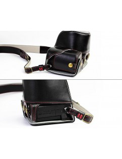 Premium Series Sony Alpha a6300 Camera Leather Case